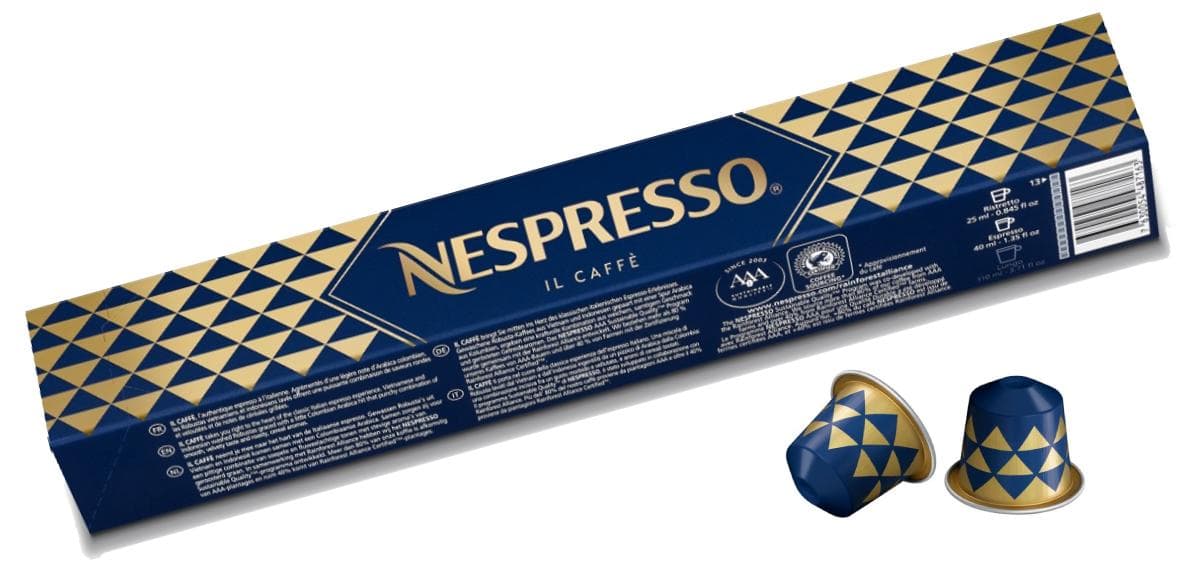 Кофе Nespresso Il Caffe 10 капсул. Интенсивность 13