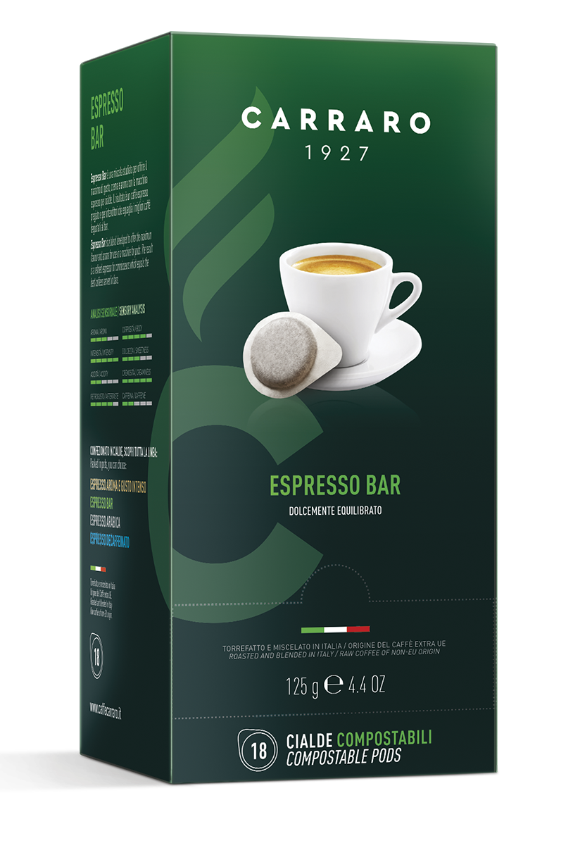 Кофе в чалдах Carraro Espresso Bar 18 чалд