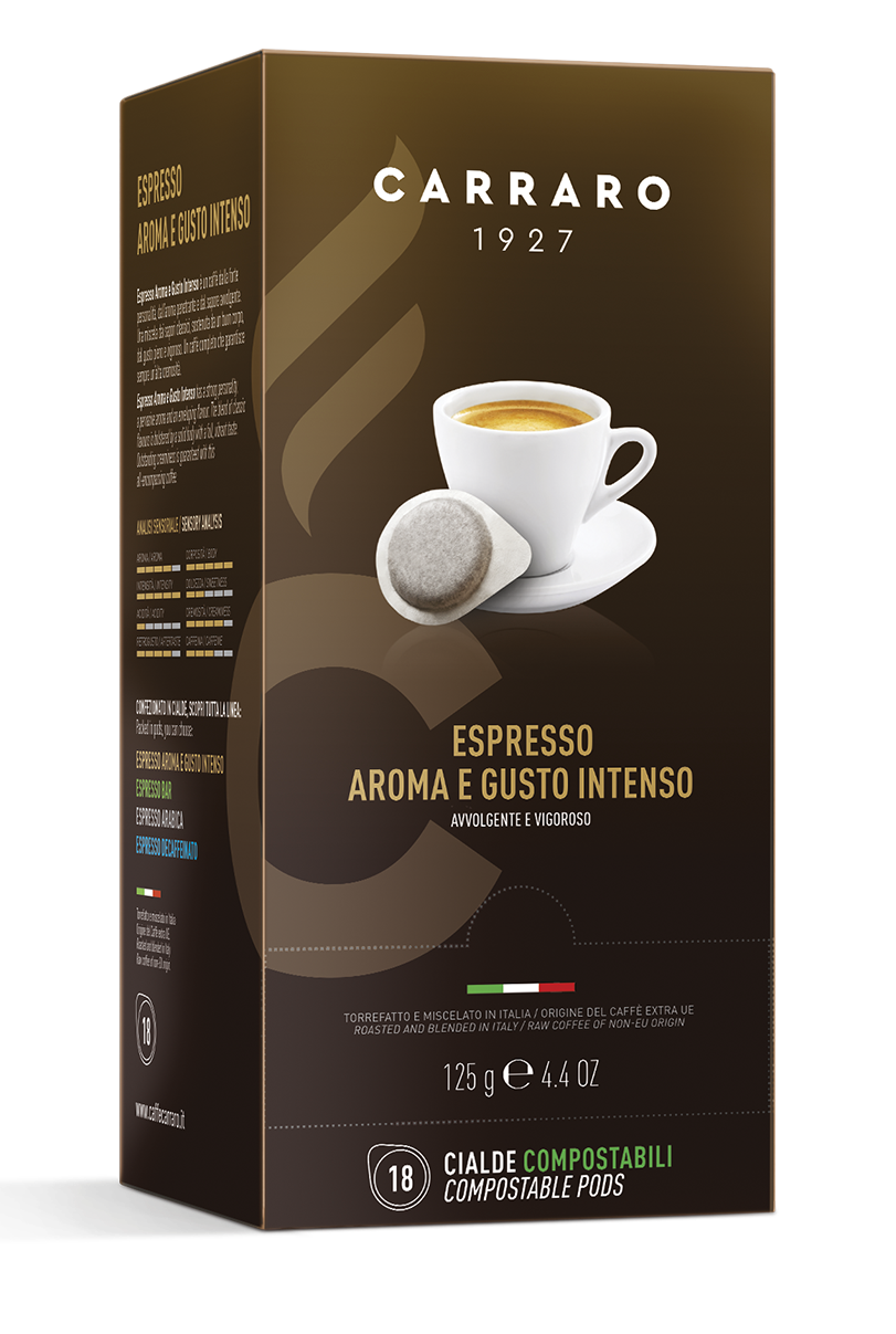 Кофе в чалдах Carraro Aroma E Gusto Intenso