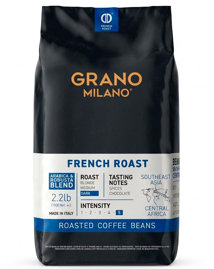Кофе GRANO MILANO French Roast 1 кг