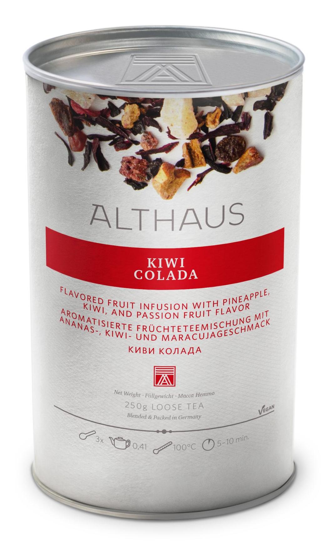 Чай Althaus Kiwi Colada - Киви Колада, 250 гр.