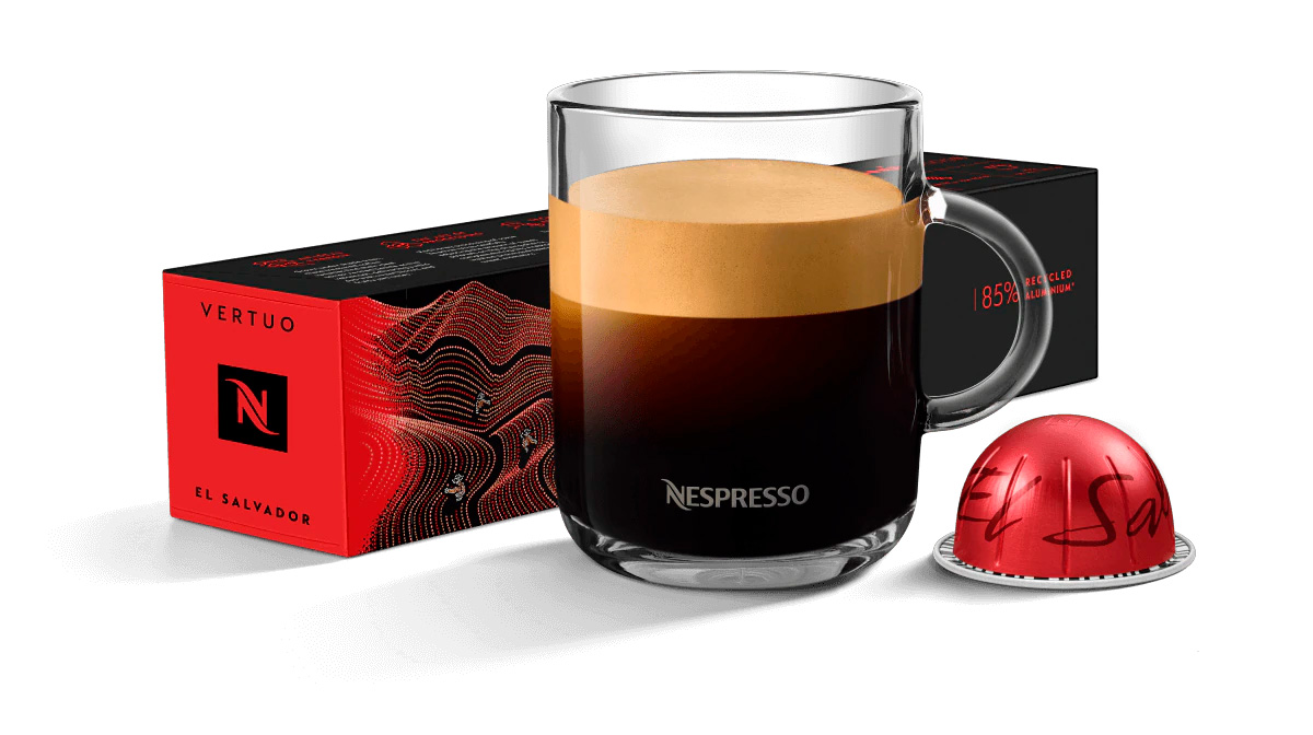 Кофе Nespresso Vertuo El Salvador 230мл. Интенсивность 5