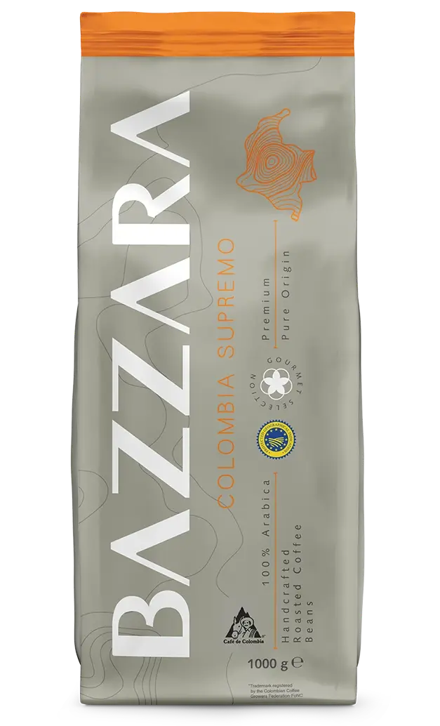 Кофе Bazzara Colombia Supremo  1 кг