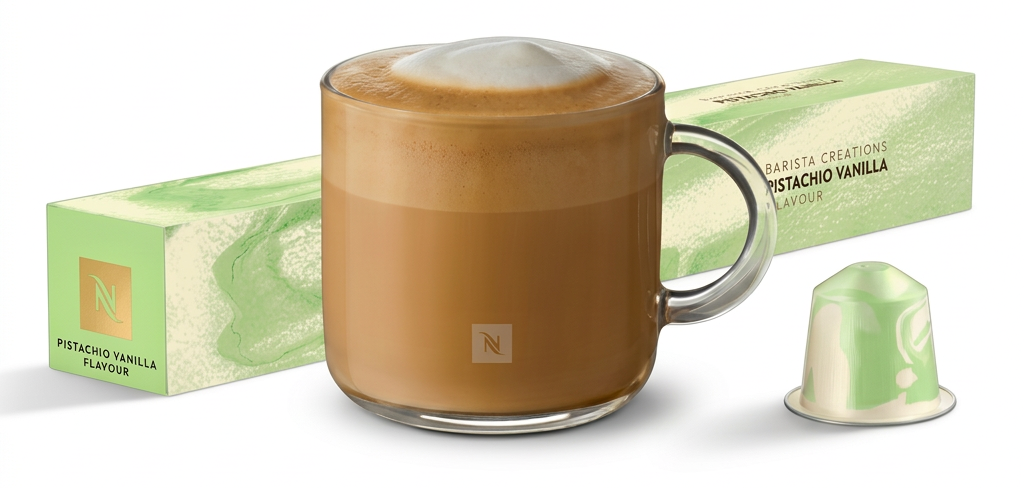 Кофе Nespresso Pistachio Vanilla 10 капсул. Интенсивность 7