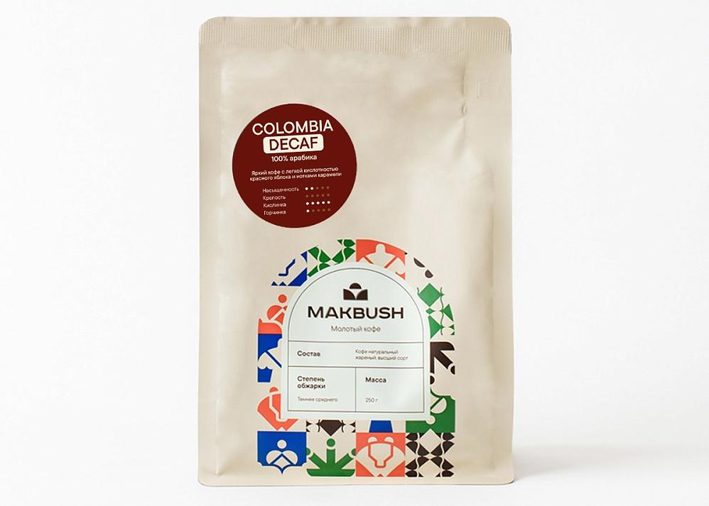 Кофе молотый MakBush Colombia Decaf 250 гр