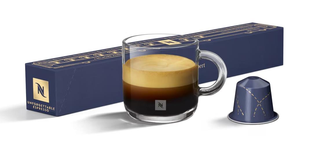 Кофе Nespresso Unforgettable Espresso 10 капсул. Интенсивность 9