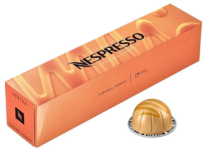 Кофе Nespresso Vertuo Caramel Cookie 230мл. Интенсивность 6