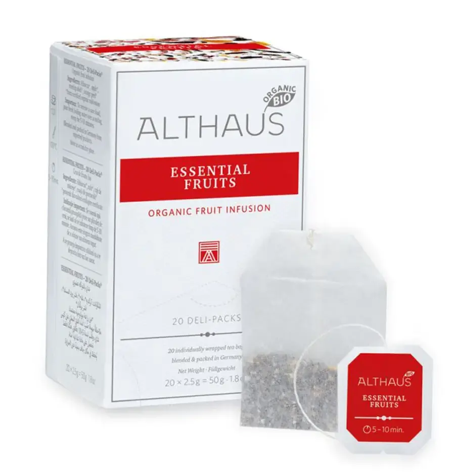 Чай Althaus Essential Fruits - Фруктовое Искушение, 20 пакетиков