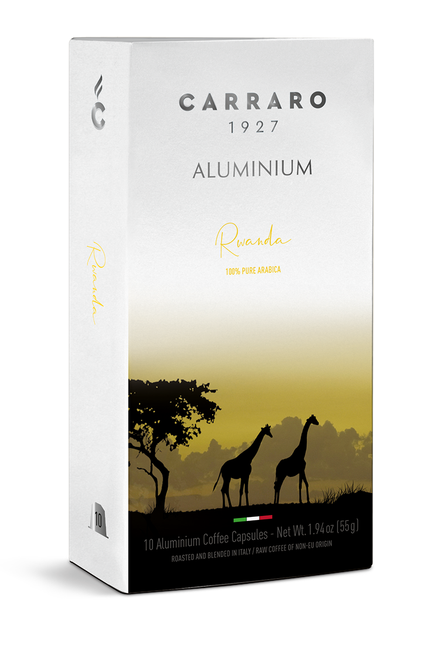 Кофе Carraro Rwanda 10 капсул. Интенсивность 9