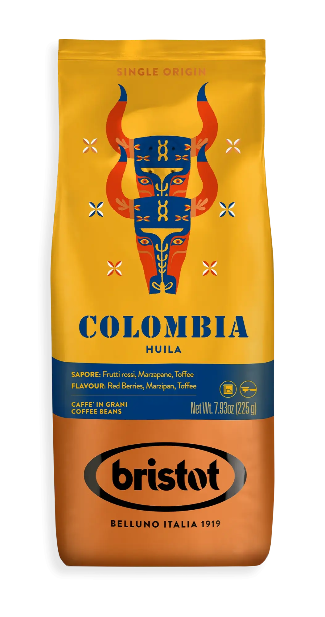 Кофе Bristot Colombia 225 г