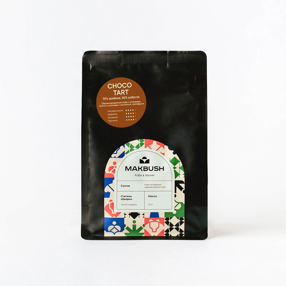 Кофе зерновой MakBush Choco Tart 250 гр