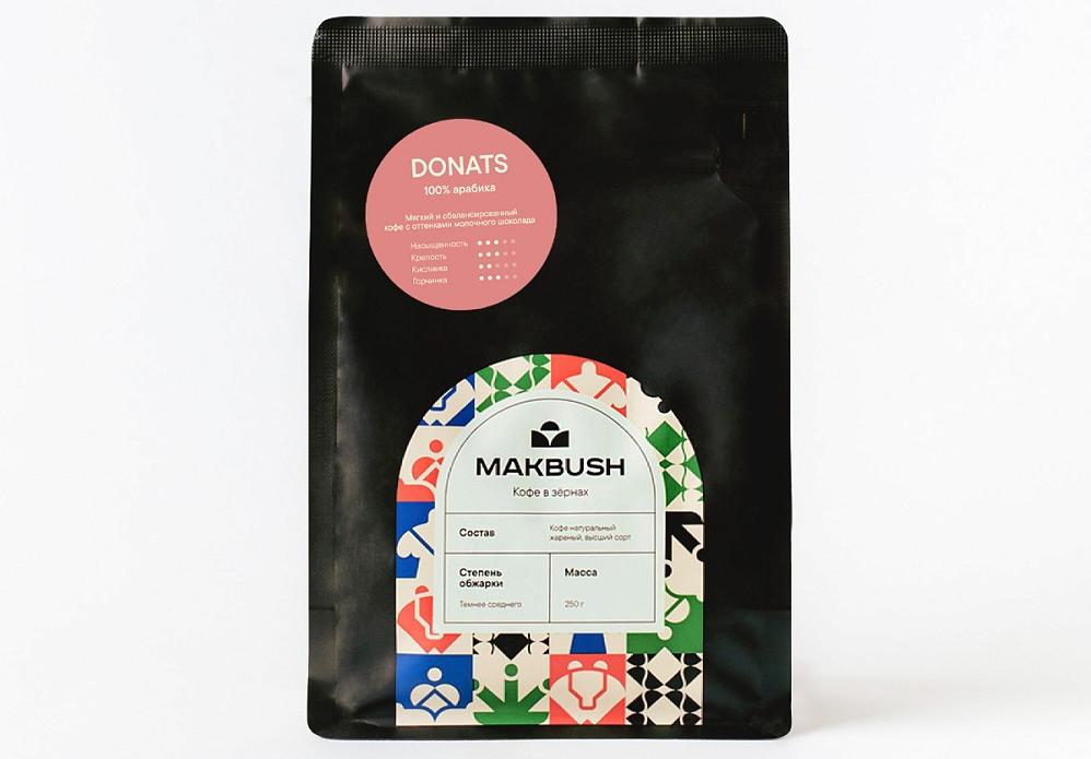 Кофе зерновой MakBush Donats 250 гр