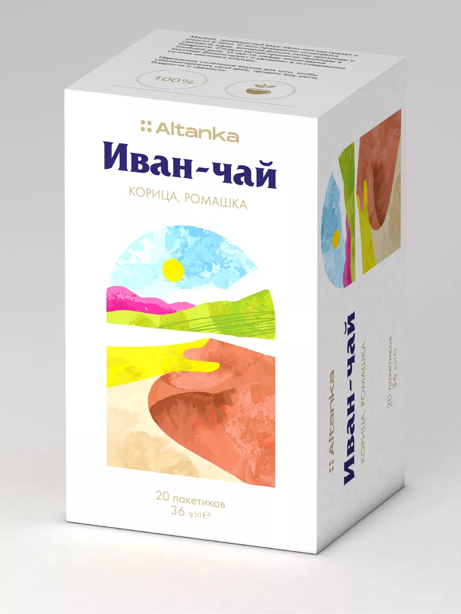 Чай Altanka Иван-чай, корица, ромашка 20 фильтр-пакетов
