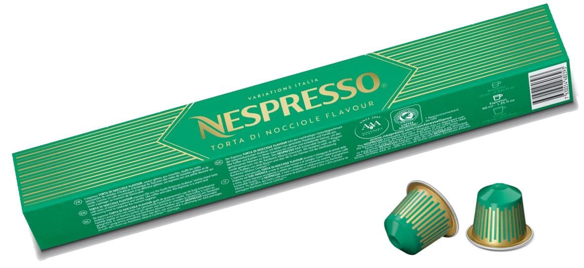 Кофе Nespresso Torta di Nocciole 10 капсул. Интенсивность 5