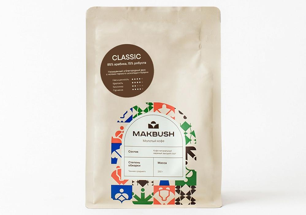 Кофе молотый MakBush Classic 250 гр