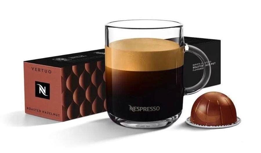 Кофе Nespresso Vertuo Barista Creations Hazelnut 230мл. Интенсивность 6