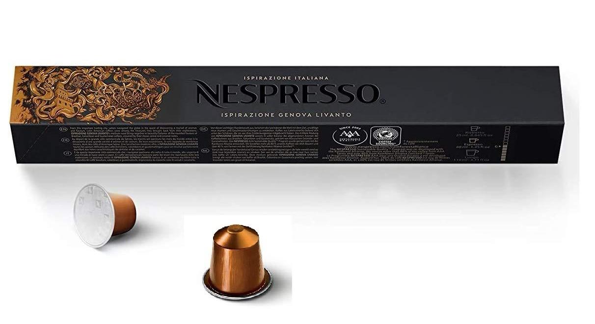 Кофе Nespresso Livanto 10 капсул. Интенсивность 6