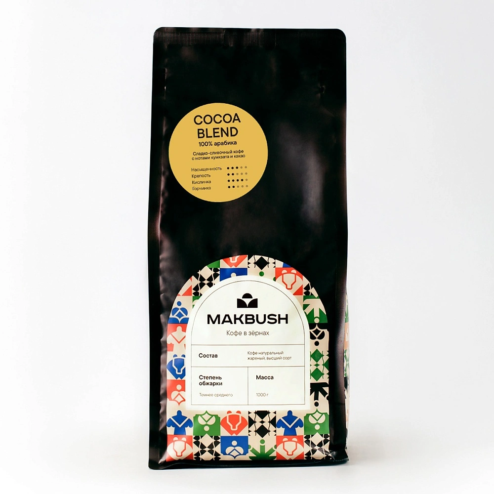Кофе зерновой MakBush Cocoa Blend 1 кг