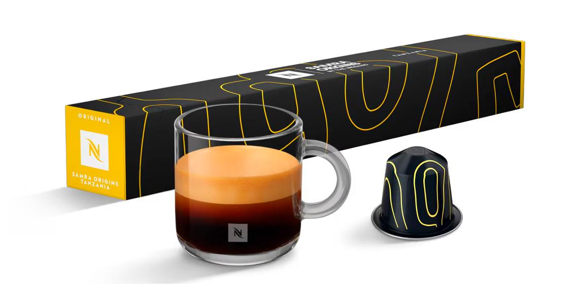 Кофе Nespresso Tnazania 10 капсул. Интенсивность 5