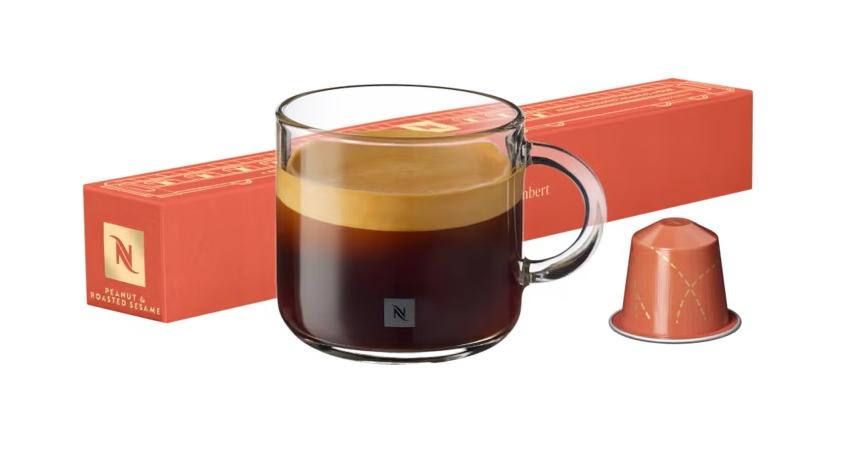 Кофе Nespresso Peanut Roasted Sesame 10 капсул. Интенсивность 6