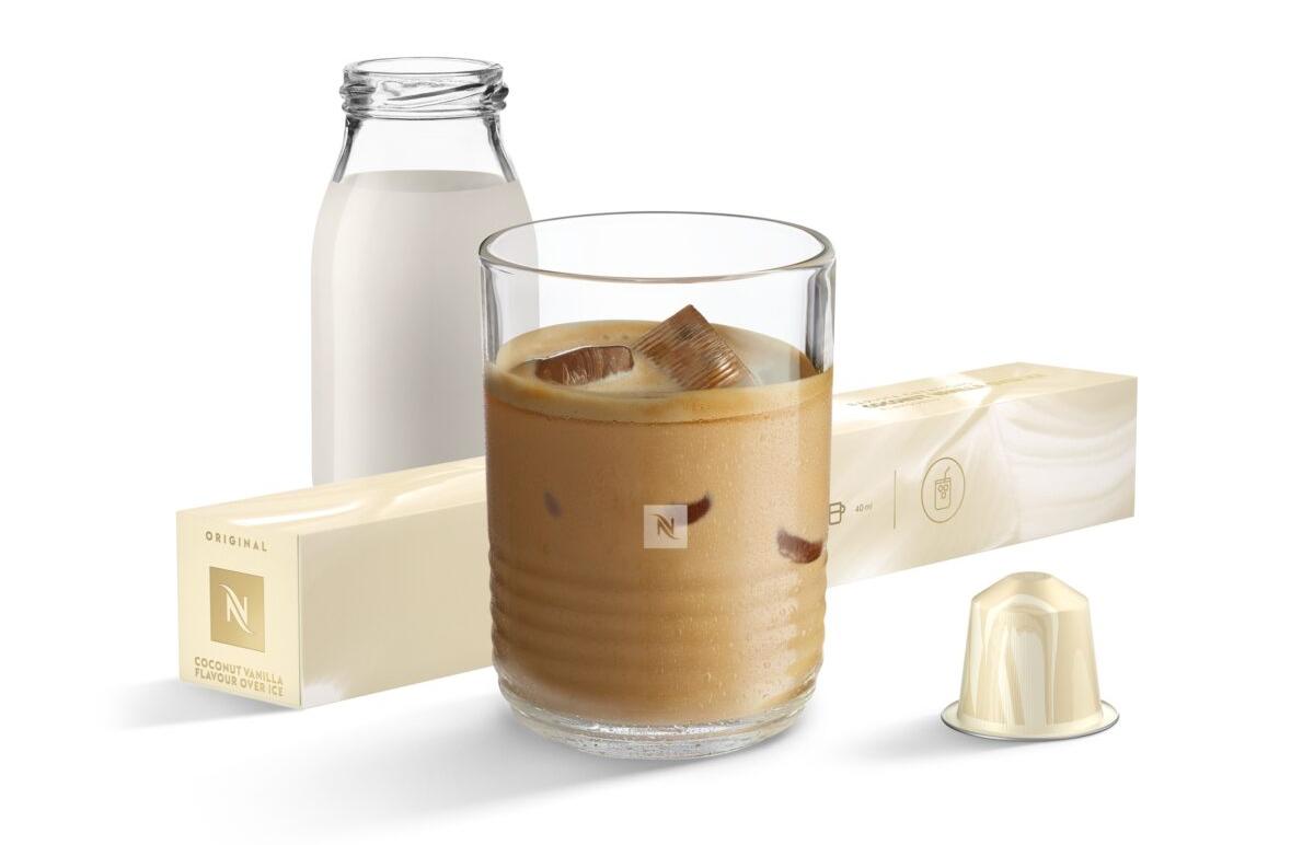 Кофе Nespresso Coconut Vanilla Over Ice 10 капсул. Интенсивность 6