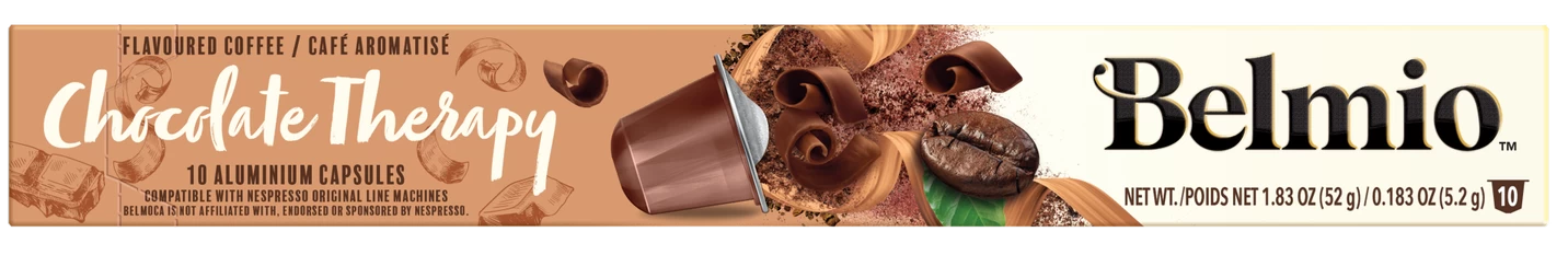 Кофе Belmio Chocolate 10 капсул. Интенсивность 6