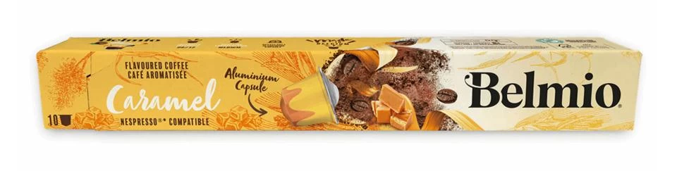 Кофе Belmio Caramel Caramba 10 капсул. Интенсивность 6