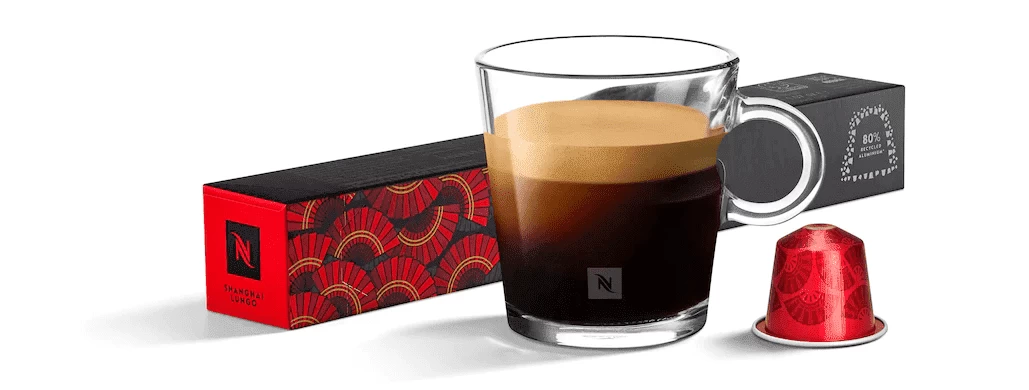 Кофе Nespresso Shanghai Lungo 10 капсул. Интенсивность 5