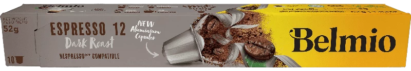 Кофе Belmio Espresso Dark Roast 10 капсул. Интенсивность 12