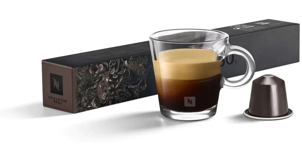 Кофе Nespresso Roma 10 капсул. Интенсивность 8