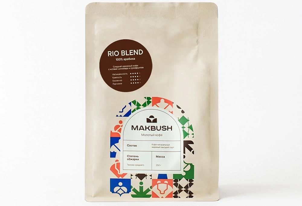 Кофе молотый MakBush Rio Blend 250 гр