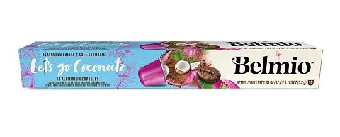 Кофе Belmio Coconut 10 капсул. Интенсивность 6